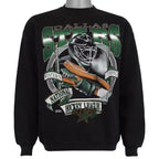 Black Dallas Stars NHL sweatshirt front with Western Conference hockey graphic from the 1990s