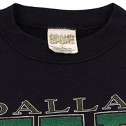 Grand Sport Large neck label inside the black Stars sweatshirt
