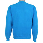 Plain blue back view of the Carolina Panthers Lee Sport sweatshirt
