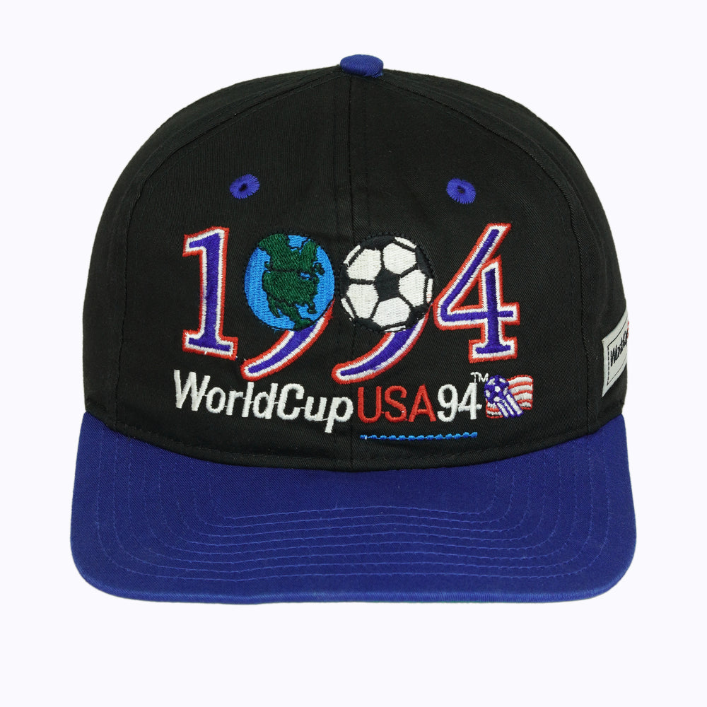 Vintage (Twins) - World Cup USA Black Snapback Hat 1994 OSFA vintage retro