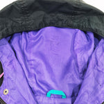 Columbia - Black Hooded Jacket 1990s X-Large Vintage Retro 