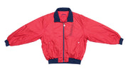 Reebok - Red Jersey Style Windbreaker 1990s X-Large