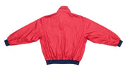 Reebok - Red Jersey Style Windbreaker 1990s X-Large