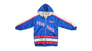 Budweiser - Blue Budweiser Spell-Out Jacket 1990s Large Vintage Retroo