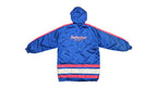 Budweiser - Blue Budweiser Spell-Out Jacket 1990s Large Vintage Retroo