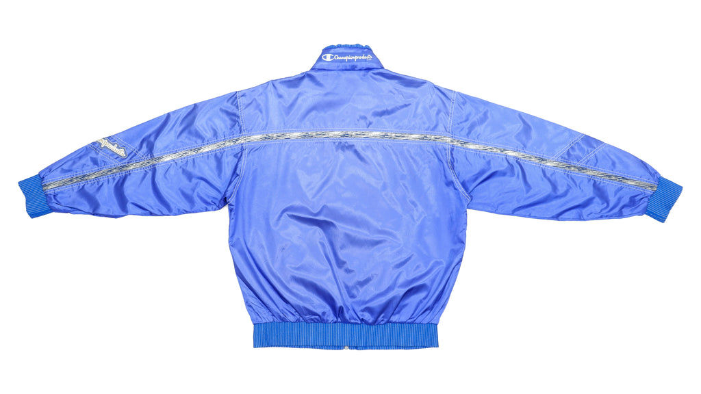 Champion - Periwinkle Blue Bomber Jacket 1990s O (Large)