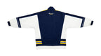 Champion - Colorblock Track Jacket with Yellow Stripes 1990s Small