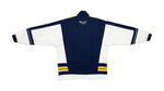 Champion - Colorblock Track Jacket with Yellow Stripes 1990s Small