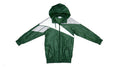 Reebok - Green and Silver Big Logo Windbreaker X-Small