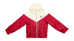 Nike - Red Hooded Jacket 1980s Small