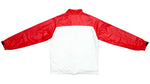FILA - Red & White Colorblock Windbreaker 1990s Medium