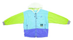 Nike - Blue & Green Work Out Funky Track Jacket 1990s Large