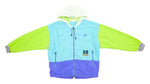 Nike - Blue & Green Funky Track Jacket 1990s Large