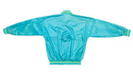 Adidas - Blue Zip Up Windbreaker 1990s Medium Vintage Retro