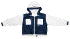 FILA - Blue and White Womens Quilted Jacket 1990s X-Large
