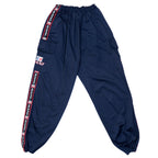 Karl Kani - Blue Nylon Track Pants 1990s Medium