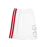 Adidas - White with Red Stripes Skirt 1990s Large Vintage Retro