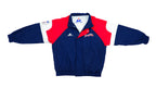 MLB (Apex One) - Atlanta Braves Spell-Out Windbreaker 1990s Large Vintage Retro Baseball