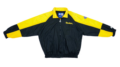 Starter - Pittsburgh Steelers Windbreaker 1990s X-Large