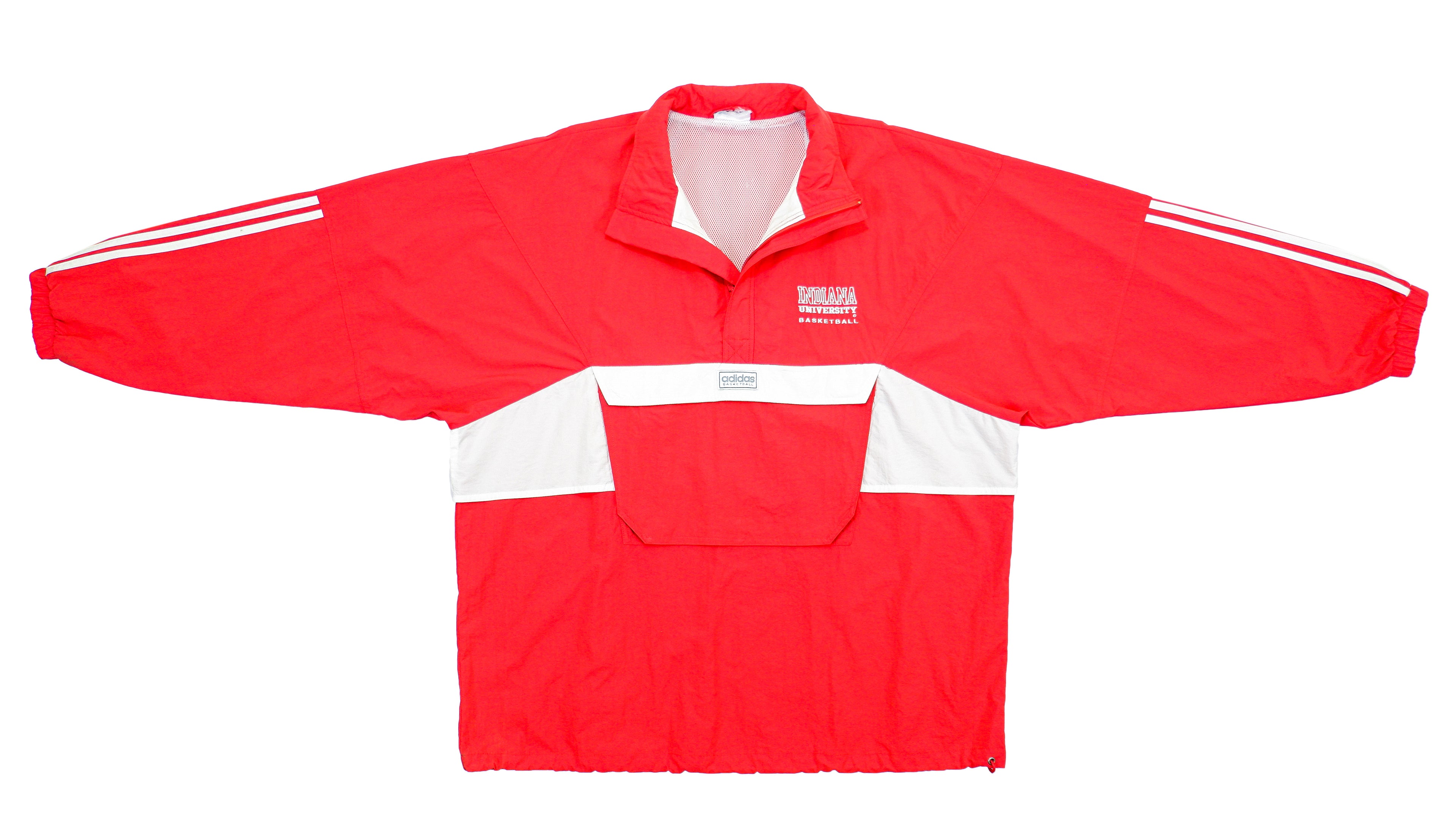 Adidas - Indiana University Basketball Windbreaker 1990s X-Large Vintage Retro College Basketball