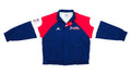 MLB (Apex One) - Atlanta Braves Spell-Out Windbreaker 1990s X-Large Vintage Retro Baseball