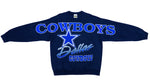 NFL (Tultex) - Dallas Cowboys Spell-Out Sweatshirt 1990s Large Vintage Retro Football