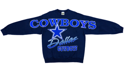 NFL (Tultex) - Dallas Cowboys Spell-Out Sweatshirt 1990s Large