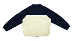 Nautica - Blue & Beige Sailing Jacket 1990s Large Vintage Retro