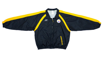 Reebok - Pittsburgh Steelers Spell-Out Windbreaker Large