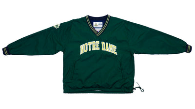 Champion - Notre Dame Spell-Out Pullover 1990s Large