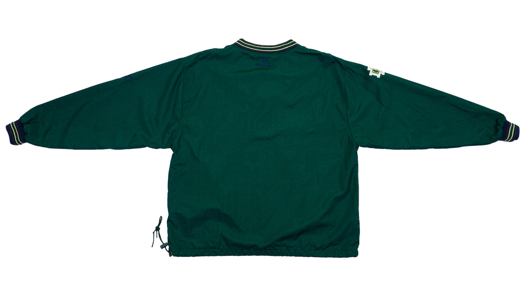 Champion - Nortre Dame Spell-Out Pullover 1990s Large Vintage Retro Football