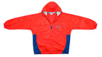 Nike - Red Hooded Windbreaker 1990s Large Vintage Retro