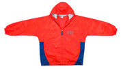 Nike - Red Hooded Windbreaker 1990s Large Vintage Retro