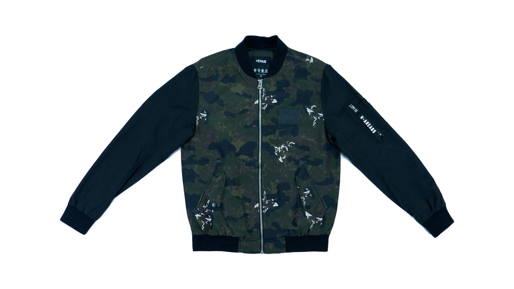 HYPE - Henus Edwin Camo Bomber Jacket Medium