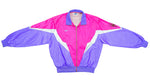 Asics - Pink & Purple Colorway Windbreaker 1990s Medium Vintage Retro