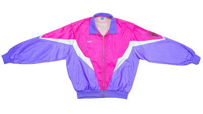 Asics - Pink & Purple Colorway Windbreaker 1990s Medium