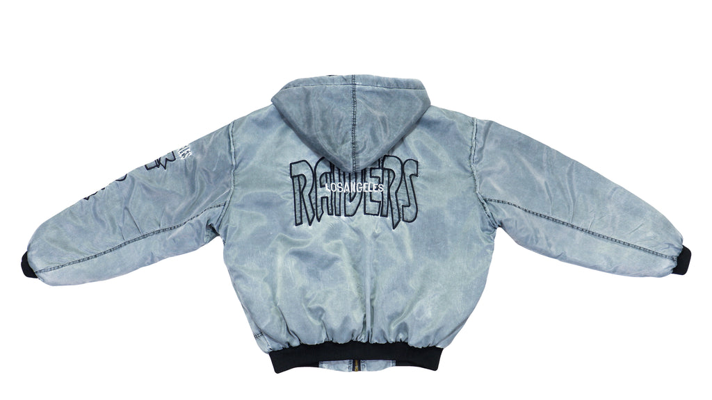 NFL - Los Angeles Raiders Satin Jacket 1990s Medium