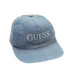 GUESS  - Grey Snap Back Hat 1990s Adjustable Vintage Retro