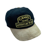 Camel - Black & Brown Snapback Hat 1990s Adjustable Vintage Retro