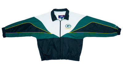 NFL (Pro Player) - Green Bay Packers Windbreaker 1990s X-Large