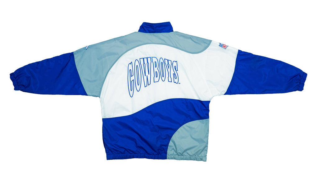 NFL (Apex One) - Dallas Cowboys Windbreaker 1990s Large Vintage Retro Football