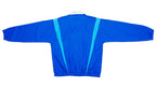 Champion - Blue Tricolor Windbreaker 1990s Large Vintage Retro