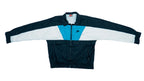Nike - Black & White Colorblock Windbreaker 1990s Large Vintage Retro