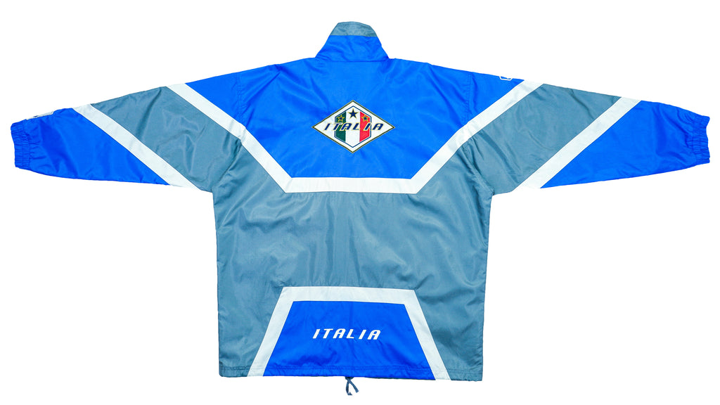 FILA - Grey & Blue France World Cup 98 - Italia Jacket 1990s X-Large Vintage Retro Football
