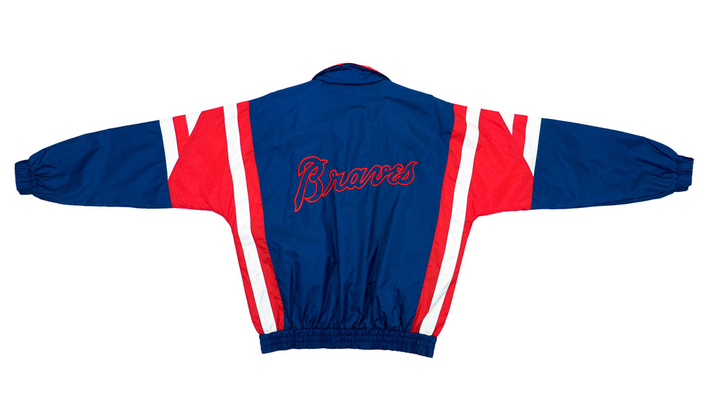 Starter - Atlanta Braves Windbreaker 1990s Large Vintage Retro Baseball