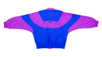 Nike - Blue & Purple Grey Tag Colorway Windbreaker 1980s Medium Vintage Retro