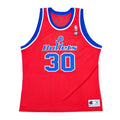 Champion - Washington Bullets Wallace #30 Jersey 1990s Large (48) Vintage Retro Basketball NBA