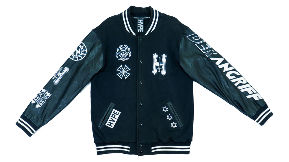 HYPE - HVPE Green Der Angriff Varsity Jacket X-Large