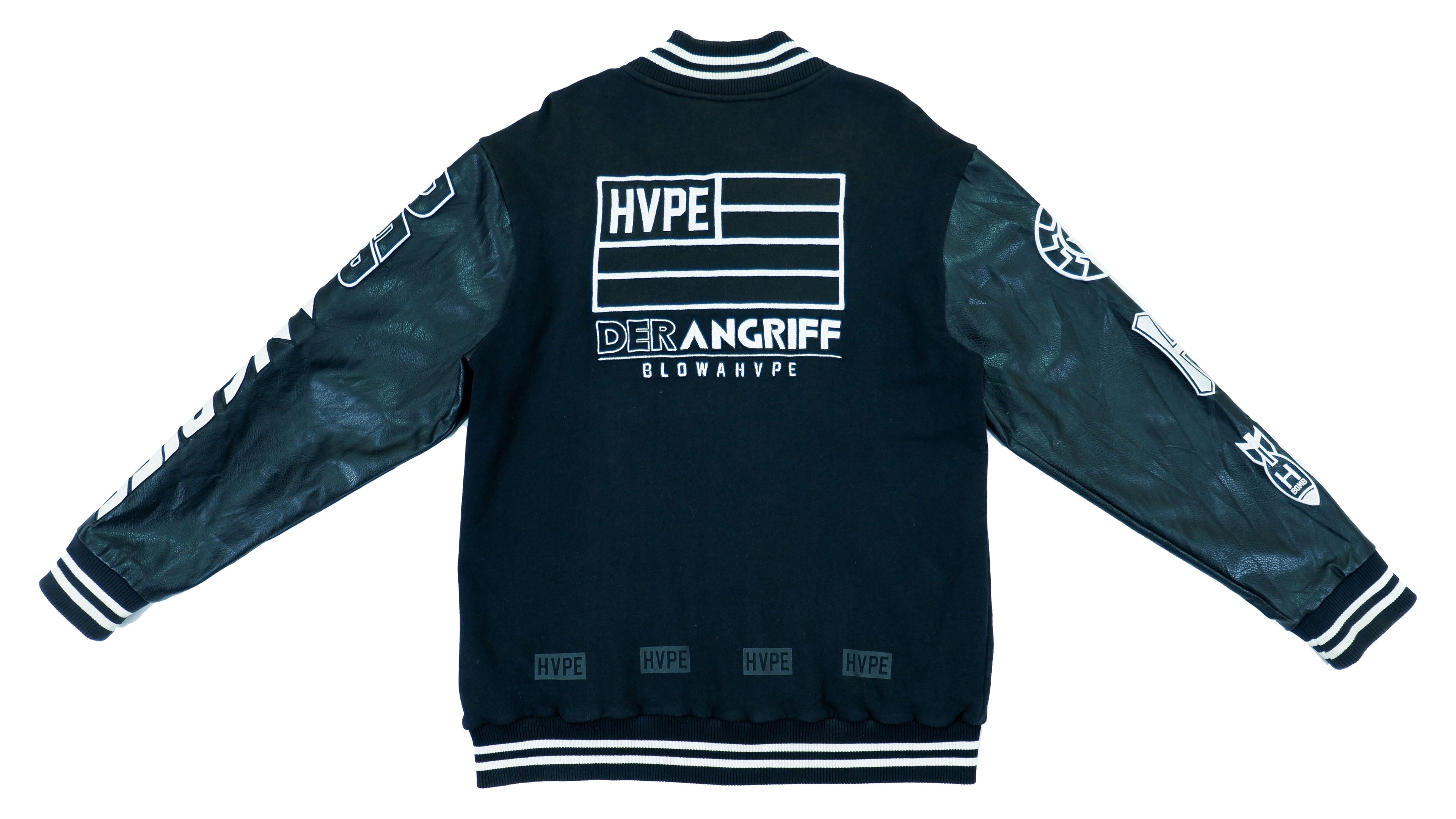 HYPE - HVPE Green Der Angriff Varsity Jacket X-Large