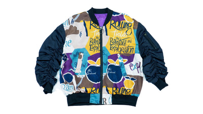 HYPE - Whimsical Satin Bomber Jacket Medium-Large